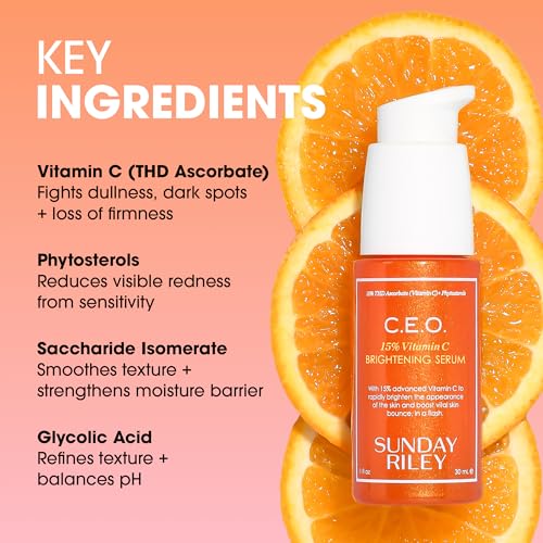 Sunday Riley C.E.O. 15% Vitamin C Brightening Serum - Product Imagery