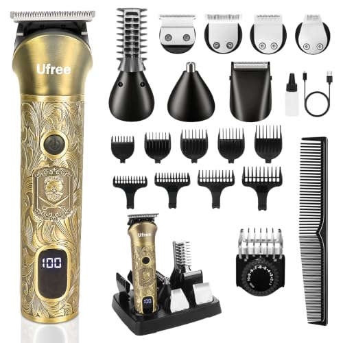 Ufree Professional Beard Trimmer for Men, Electric Shaver Razor, Men Gift – Bronze