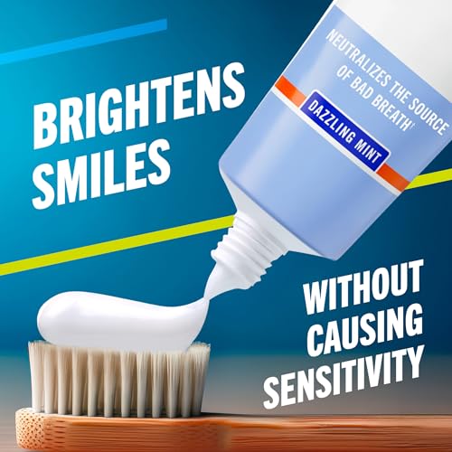 TheraBreath Whitening Toothpaste, Dazzling Mint, 4 oz, 2-Pack - Product Imagery