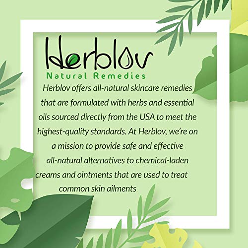 Herblov Tea Tree Oil Soap Bar for Face & Body, 4oz –All Natural - Product Imagery