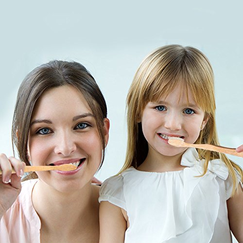 Natural Bamboo Toothbrush By 24K Organic Eco friendly – Go Green - Product Imagery