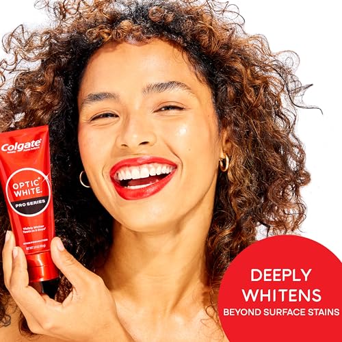 Colgate Optic White Pro Series Teeth Whitening Toothpaste, 2pk, - Product Imagery