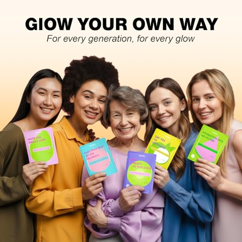 ZealSea EWG Face Mask Skincare Set, Spa Sleepover Party Gifts - Product Imagery