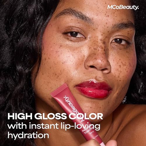 MCoBeauty Peptide Lip Treatment - Latte Plumping Lip Gloss Balm - Product Imagery