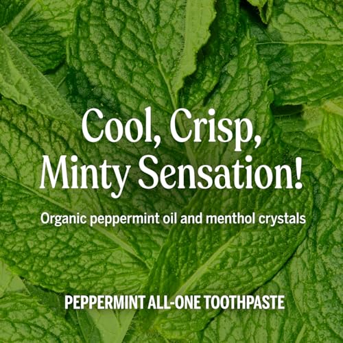 Dr. Bronner’s All-One Toothpaste – Peppermint, 5 oz, 1-Pack – - Product Imagery