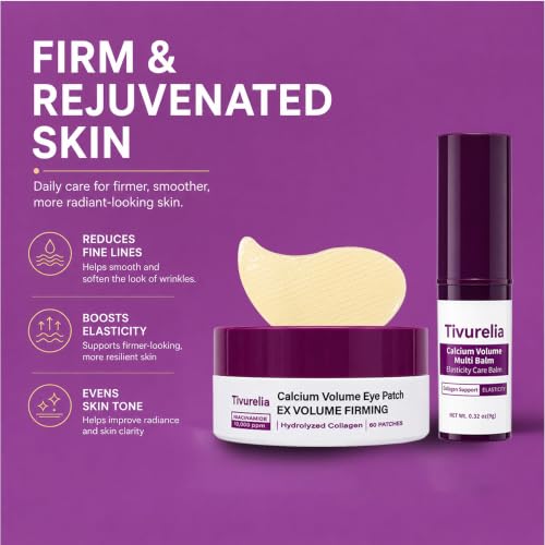 Calcium Daily Skincare Set, Facial Care Kit with Cleanser, - Product Imagery
