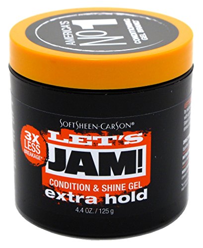 Hair Gel by SoftSheen-Carson Dark and Lovely Let's Jam, Shining and Conditioning-Gel, Extra Hold, For all Hair Types, St