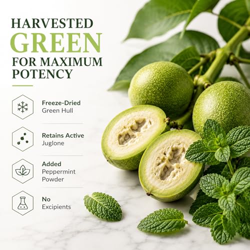 Dr Clark Store Green Black Walnut Blend 360mg 50 Gelatin - Product Imagery