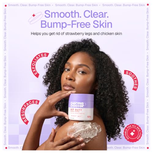 DERMAdoctor KP Bump Eraser Body Scrub for Keratosis Pilaris, 16 - Product Imagery
