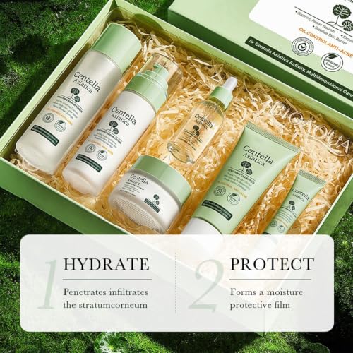 Centella 6-Piece Hydrating Skincare Set - Product Imagery