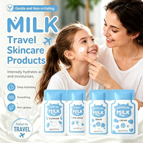 Lingyun 28 PCS Mini Travel Skincare Set, Hydrating Skin Face - Product Imagery