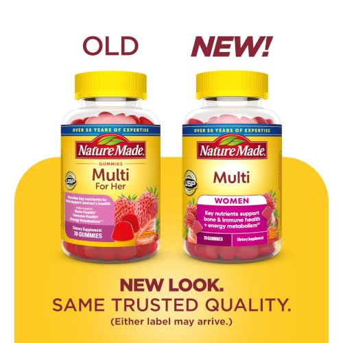 Nature Made Multivitamin for Women, 70 Multi Vitamin Gummies - Product Imagery