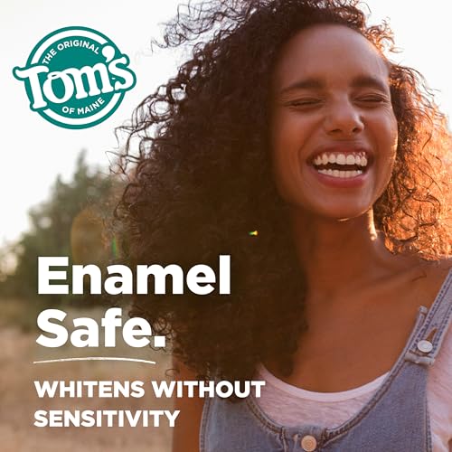 Tom's of Maine Whiten and Coconut Oil Toothpaste, Gentle Mint, 3 - Product Imagery
