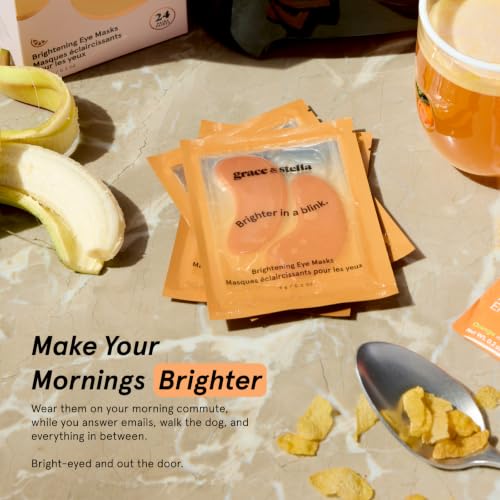 grace & stella New Brightening Eye Patches for Dark Circles (24 - Product Imagery