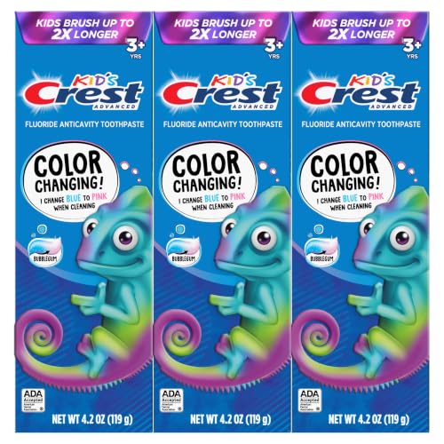 Crest Advanced Kid's Fluoride Toothpaste, Bubblegum Flavor, 4.2 - Product Imagery