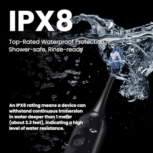 Electric Toothbrush for Adults, Rechargeable Sonic Toothbrush - Product Imagery