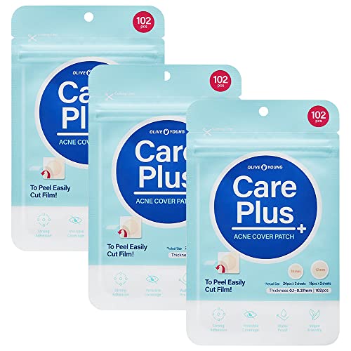 OLIVE YOUNG Care Plus Spot Patch | Hydrocolloid Acne Korean Spot - Product Imagery
