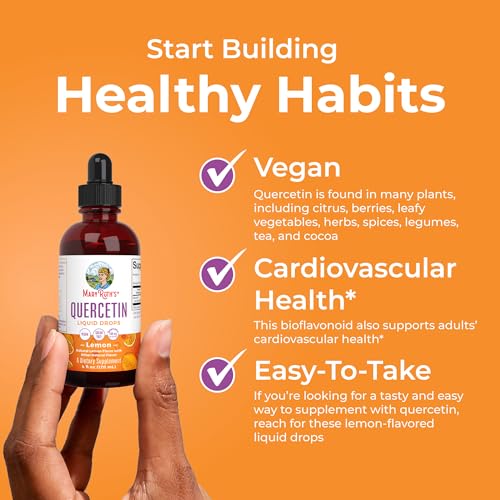 MaryRuth's Quercetin Liquid Drops, Sugar Free, 4 Fl Oz, - Product Imagery