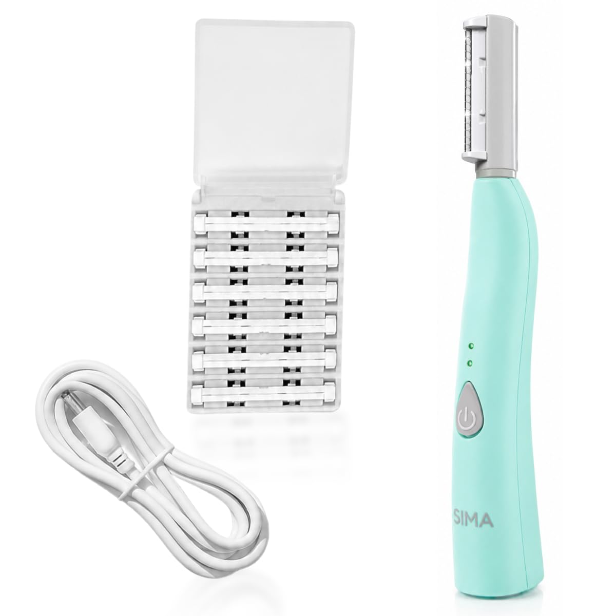 SPA SCIENCES - SIMA Patented Sonic Dermaplane Razor for Women Face – product photo (Microdermabrasion Devices)