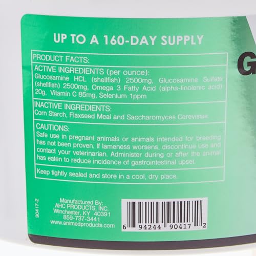 ANIMED Glucosamine 5000 - Natural Joint Health Supplement with - Product Imagery
