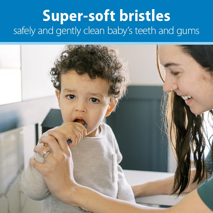 Dr. Brown's Infant-to-Toddler Toothbrush Set, Soft & Gentle - Product Imagery
