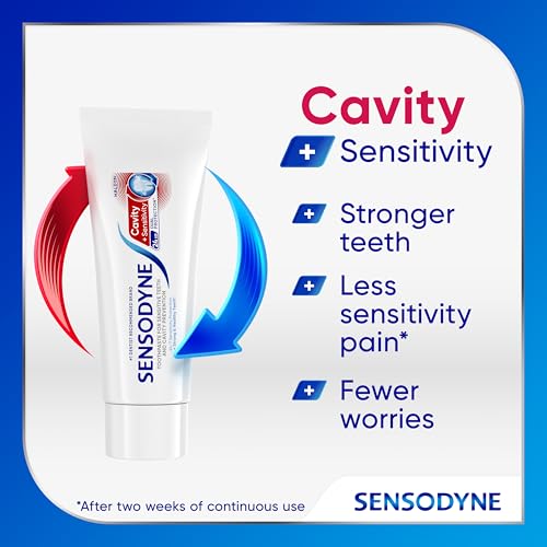 Sensodyne Cavity + Sensitivity Toothpaste, 2.7 oz - Product Imagery