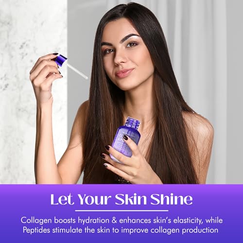The Beauty Elixir Collagen & Peptides Serum For Face - - Product Imagery