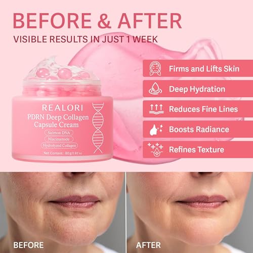 realori PDRN Capsule Cream with Vitamin C & Collagen – Korean - Product Imagery