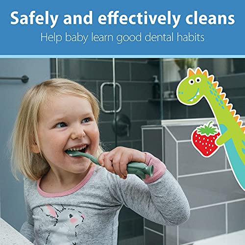 Dr. Brown's Infant-to-Toddler Toothbrush and Toothpaste Set, - Product Imagery