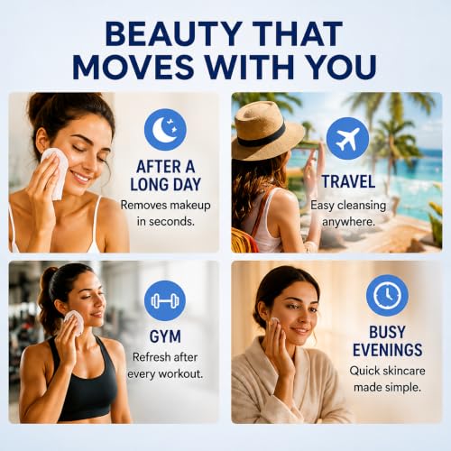 Global Beauty Care Retinol Waterproof Makeup Remover Facial - Product Imagery