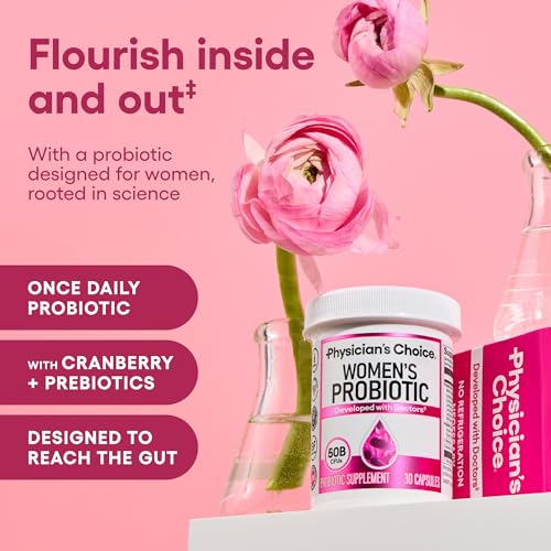 Physician's CHOICE Probiotics for Women - PH Balance, Digestive, - Product Imagery