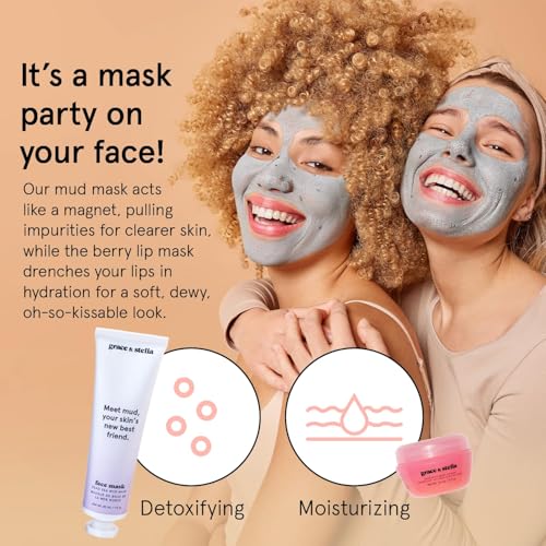 grace & stella Award Winning Skin Care Set - Gift Set for Women - Product Imagery