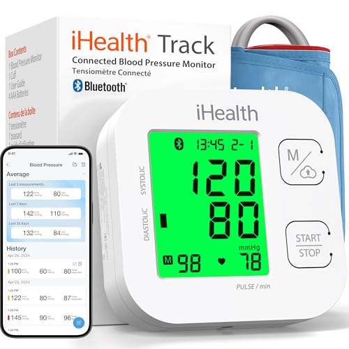 iHealth Track Smart Upper Arm Blood Pressure Monitor with - Product Imagery