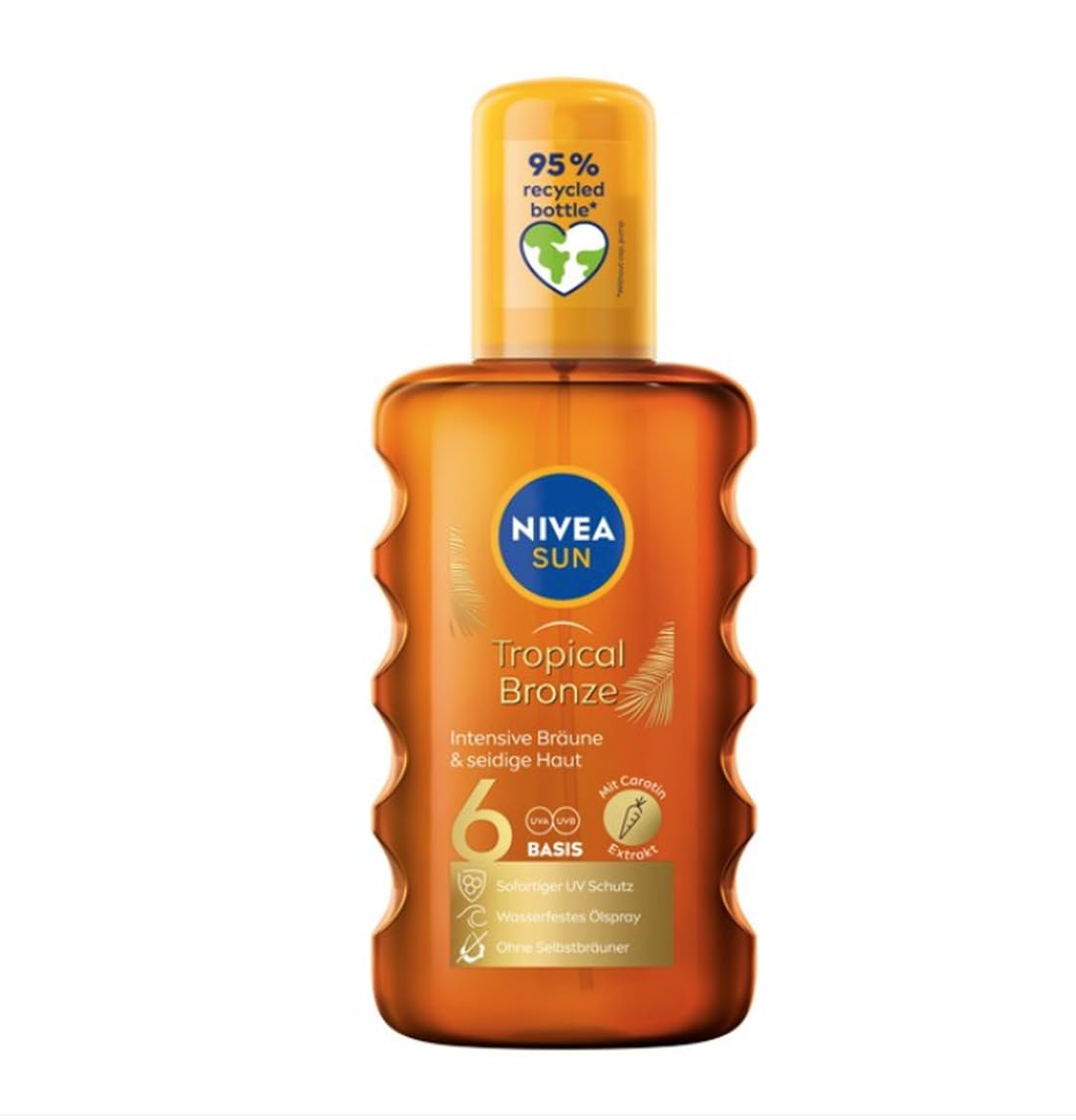 NIVEA Sun Body Spray Oil bundle of 2 with Jojoba Oil and Vitamin E Lightweight Skin Care Formula in Easy Spray Bottle fo