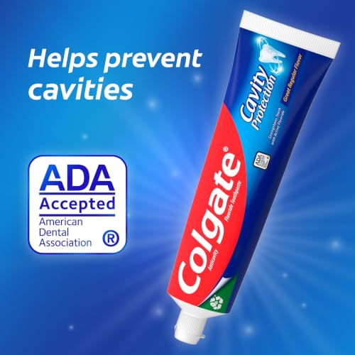 Colgate Cavity Protection Fluoride Toothpaste, Mint, 6 Pack, 6 oz - Product Imagery