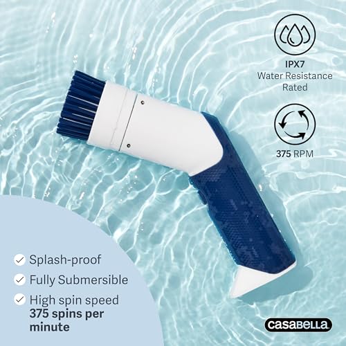 Casabella Power Spin Handheld Scrubber - Product Imagery