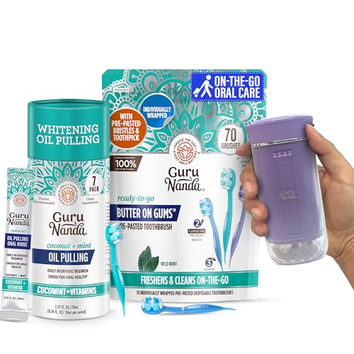 GuruNanda On the go Oral Trio Bundle Compact Water Flosser - GuruNanda Official Imagery - 1