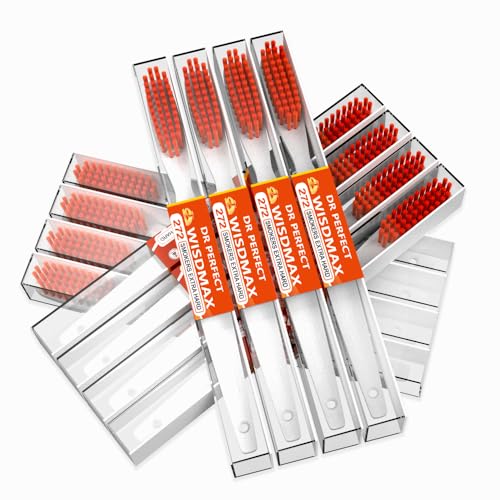 DR PERFECT Extra Hard Toothbrushes Firm Toothbrush for Smoker's - Product Imagery