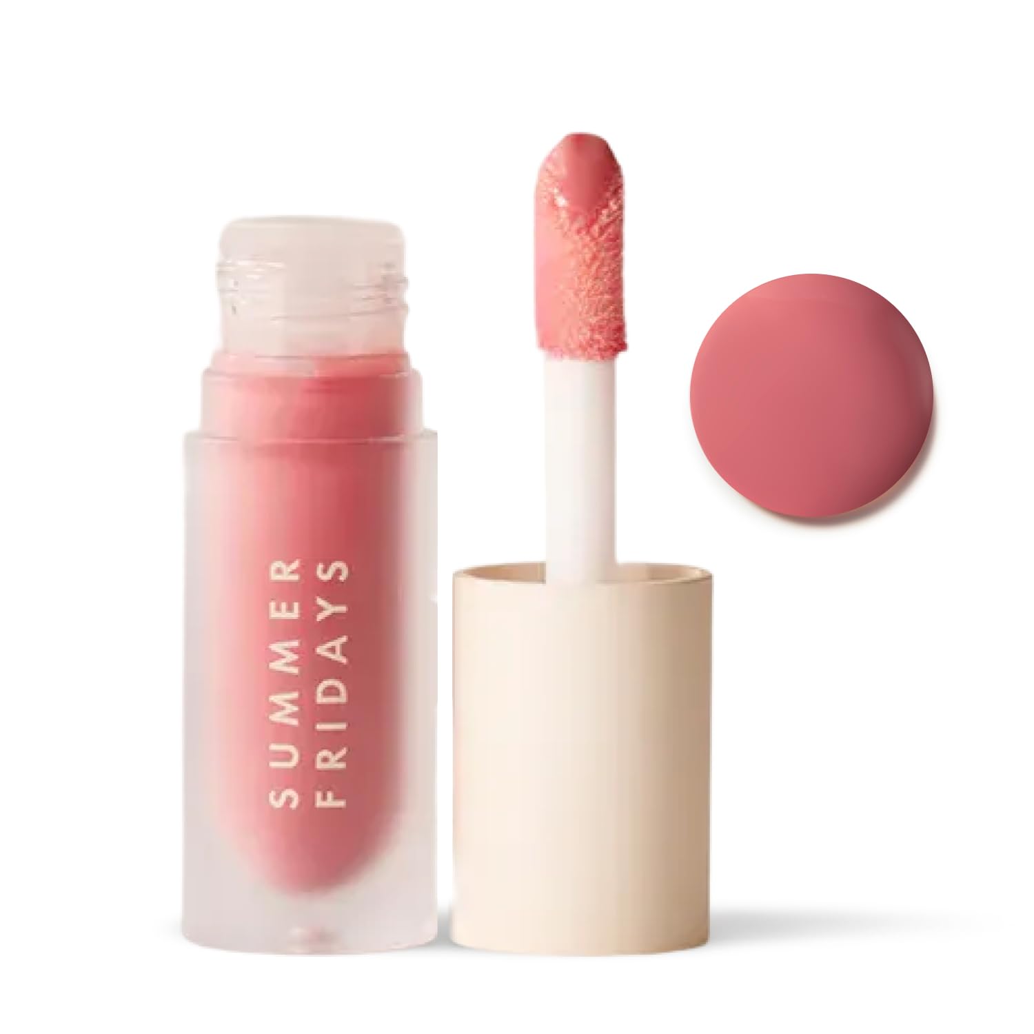 Summer Fridays Dream Lip Oil - Hydrating Tinted Lip Gloss Oil - - Product Imagery