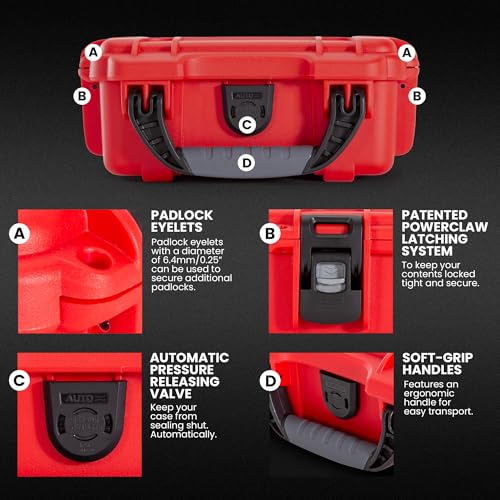 NANUK 903 Waterproof First Aid Box Empty – Durable, Medical - Product Imagery