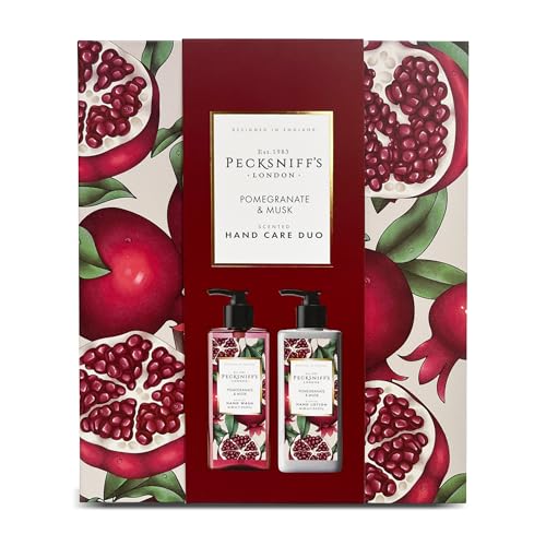 Pecksniff s Enchanted Winter Hand Care Duo Pomegranate Musk - Pecksniff's Official Imagery - 1