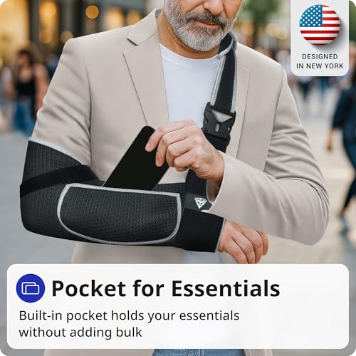 FIGHTECH Arm Sling Shoulder Immobilizer Women, Medium/Large - Product Imagery