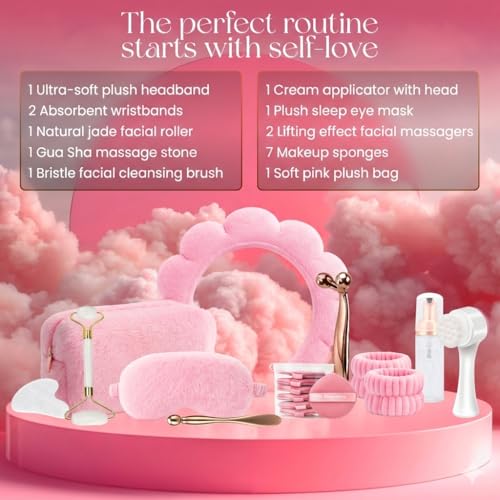 Skincare tools set, cute skin care tool for teens, facial - Product Imagery