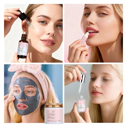 Gifts for Women, Birthday Gift for Women, 30pcs Rose Face Skin - Product Imagery