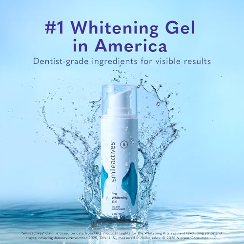 Smileactives Teeth Whitening Gel, Hydrogen Peroxide, Add to - Product Imagery