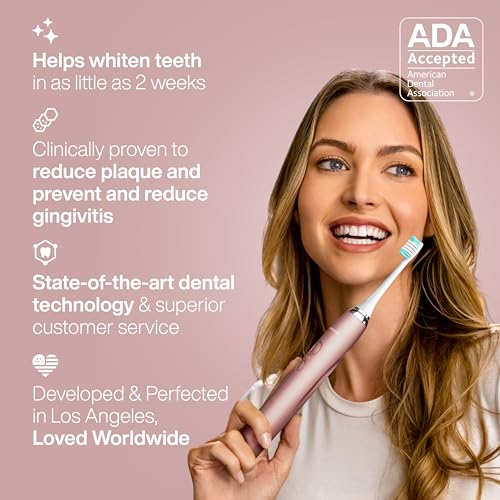 Aquasonic Vibe Series Ultra-Whitening Toothbrush – ADA Accepted - Product Imagery