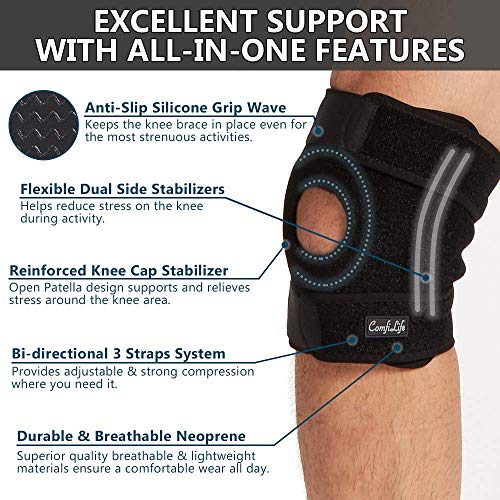 ComfiLife Knee Brace – Knee Support for Meniscus Tear, Arthritis - Product Imagery