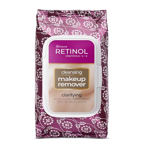 LIVAURA Retinol Makeup Remover Wipes for Women - Facial - Product Imagery