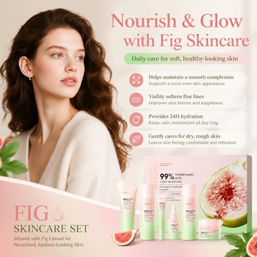 6PCS Figs Korean Skin Care Set, Moisturizing Korean Facial Kits - Product Imagery