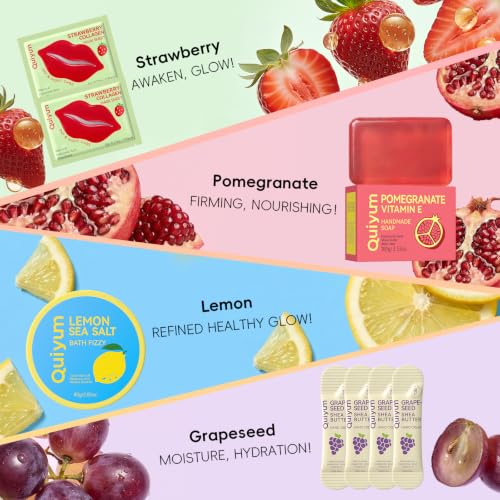 QUIYUM Fruit Skincare Birthday Gift Set for Teenage Girls & - Product Imagery